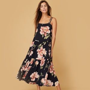 Christy Dawn Lulu Dress in Black Floral M/L